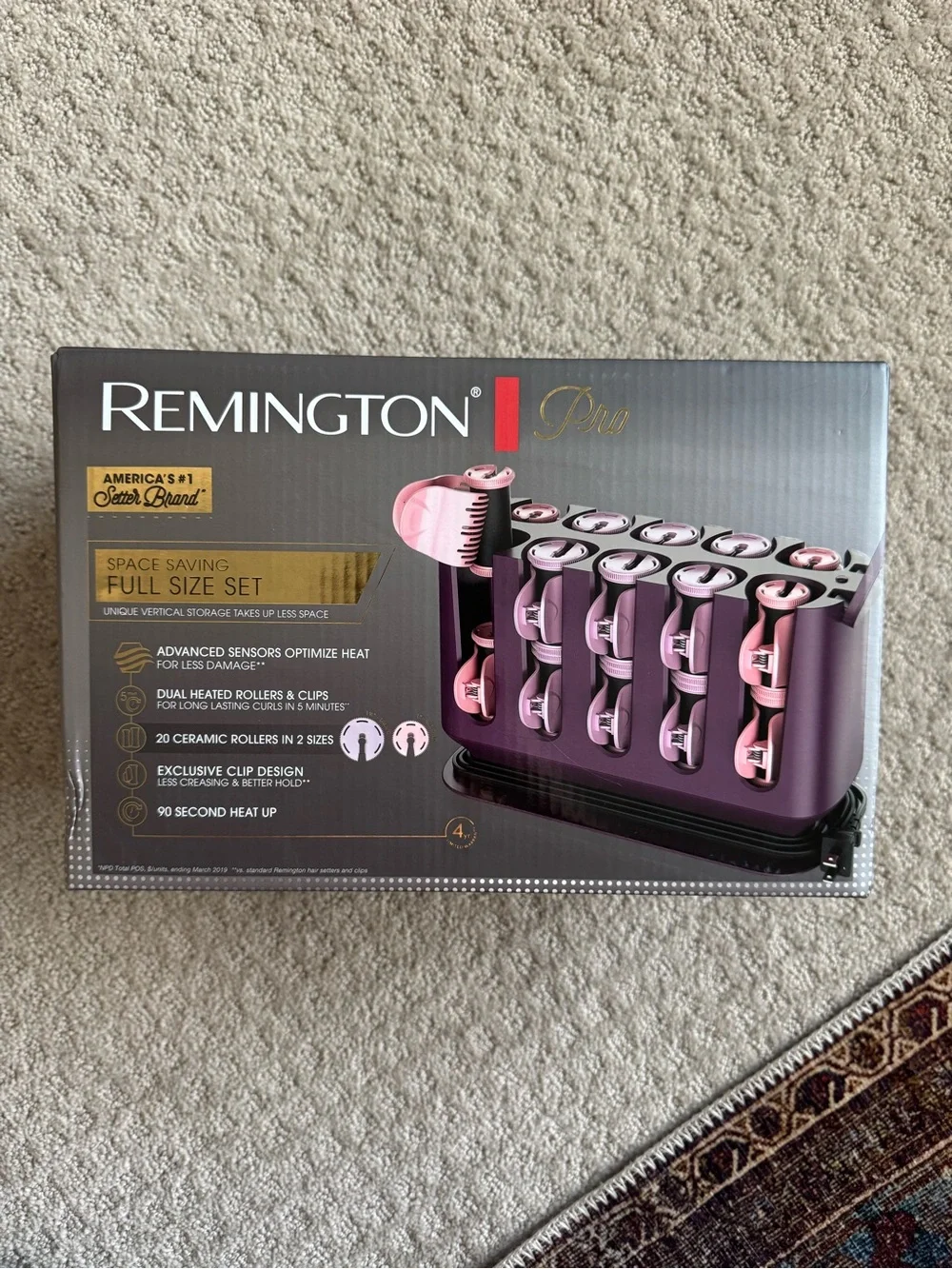 Remington Pro Hair Setter with Thermaluxe Advanced Thermal Technology, Rose